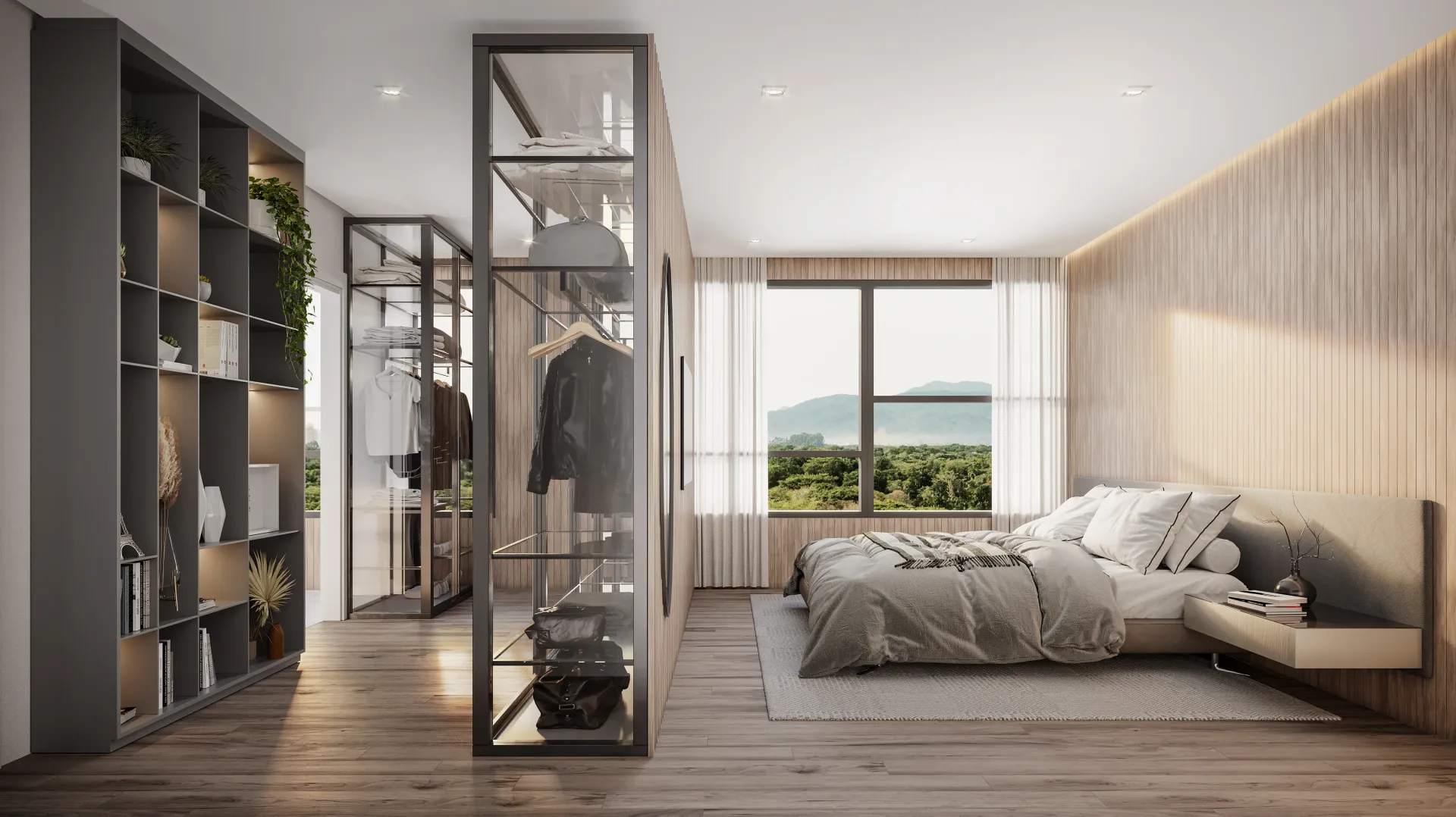 Suíte Master Vista Jardins